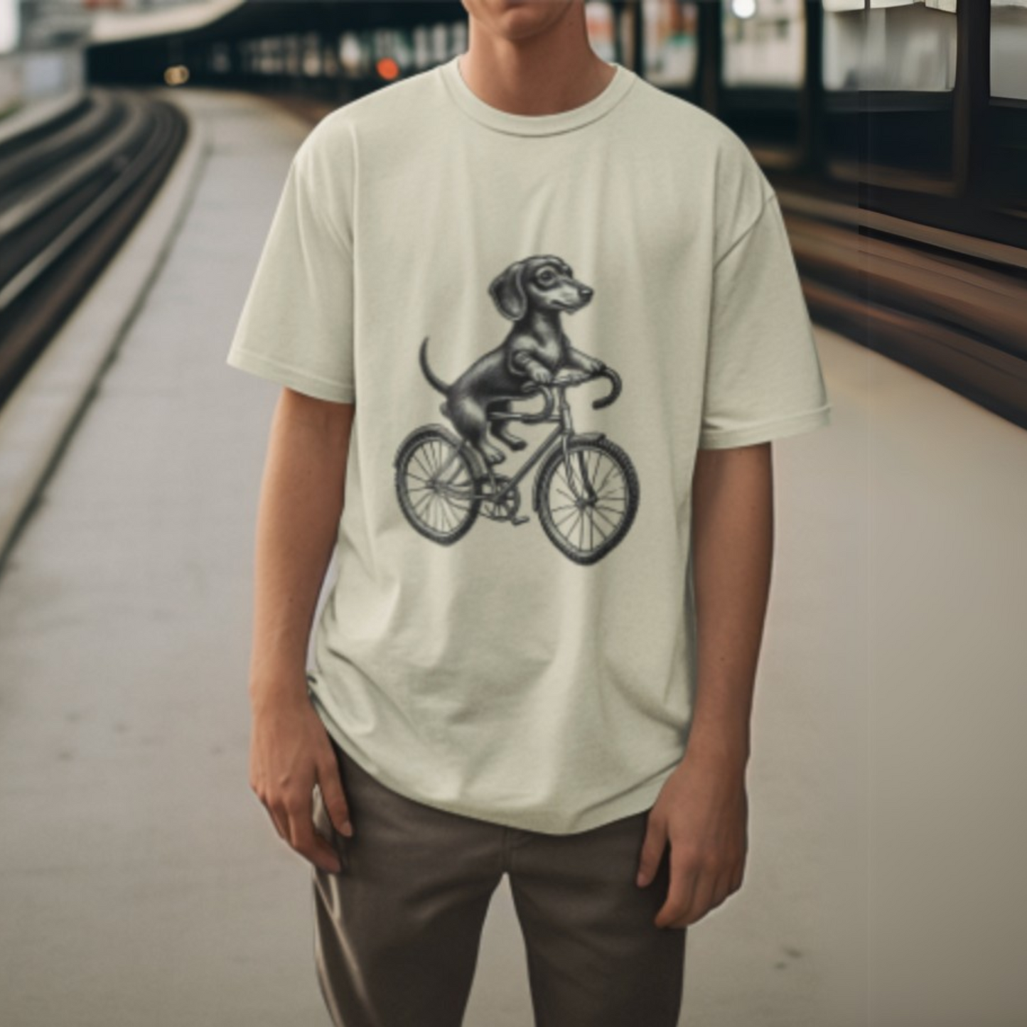 Bambi on a Bicycle Tee